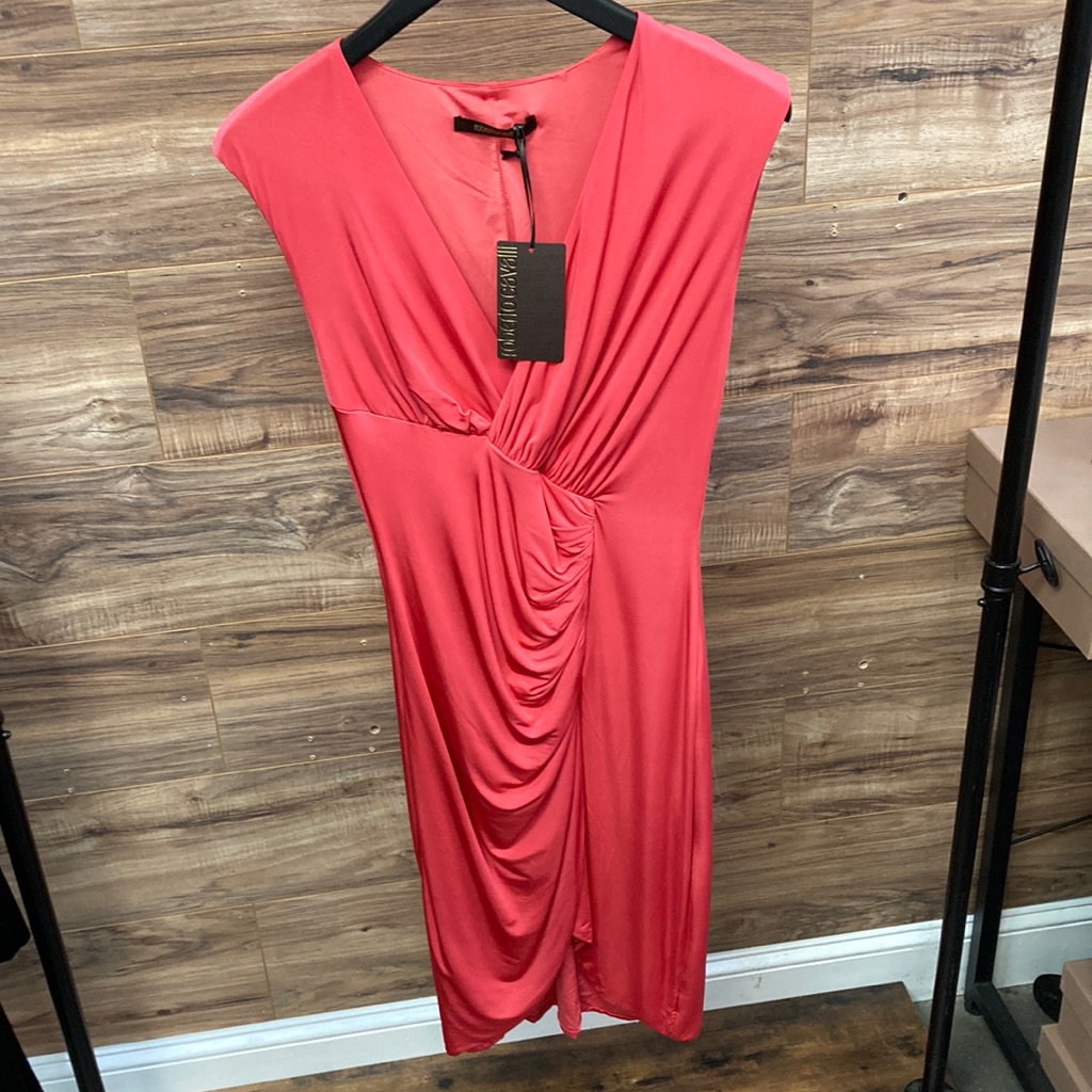 Pink Silk Dress Brand New With Tags Roberto Cavalli Dress Size 42